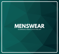 Menswear - eCommerce Website with PWA App